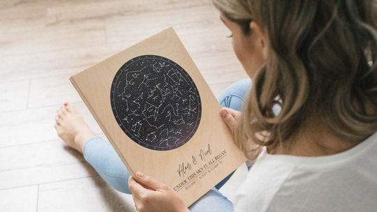 Best personalized Valentine's Day gifts: Personalized Constellation Map