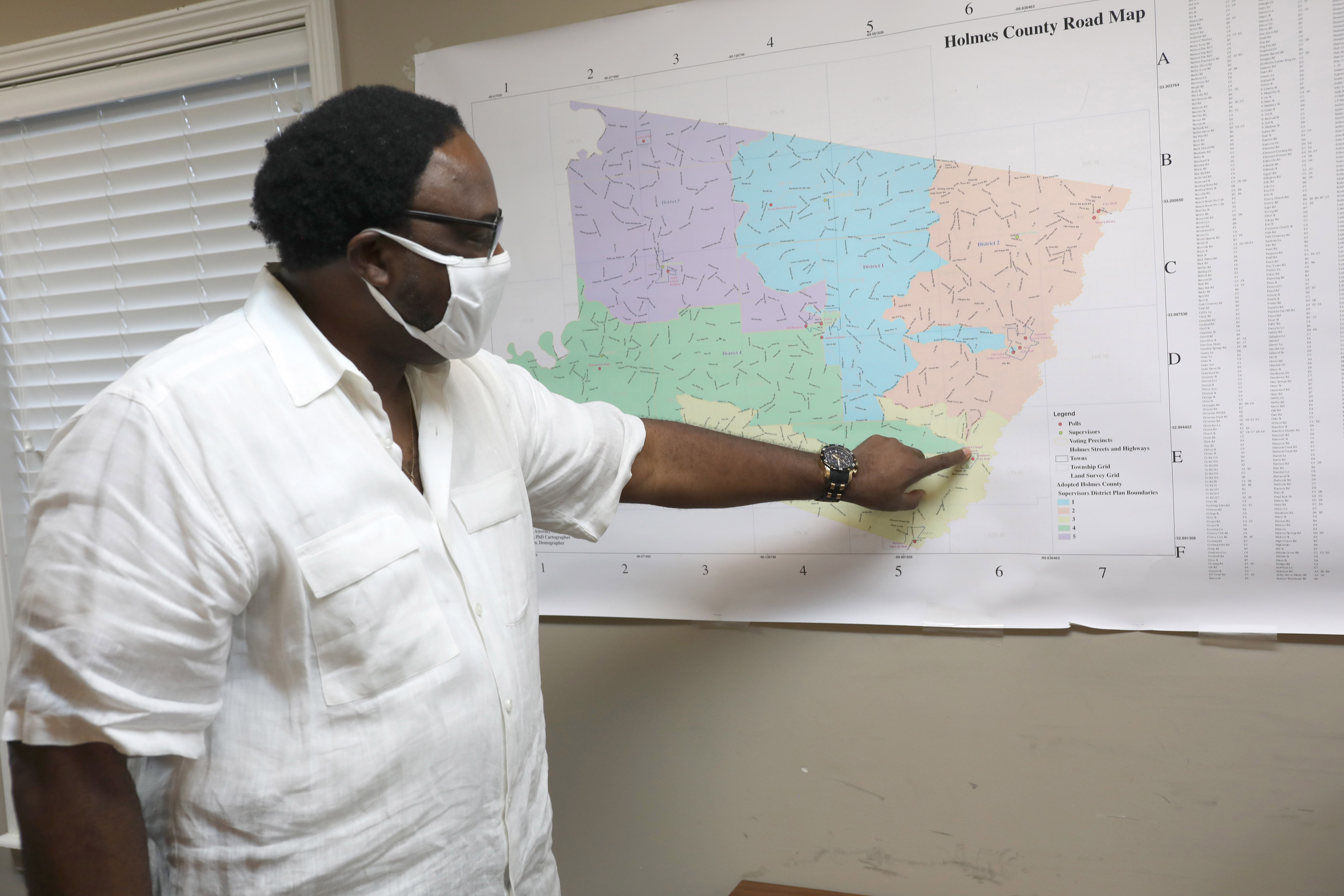 Holmes County Supervisor Leroy Johnson, seen here Nov. 15, says COVID-19 was made worse in Mississippi because of the lack of health care funding to rural areas like his, the most impoverished in the state.