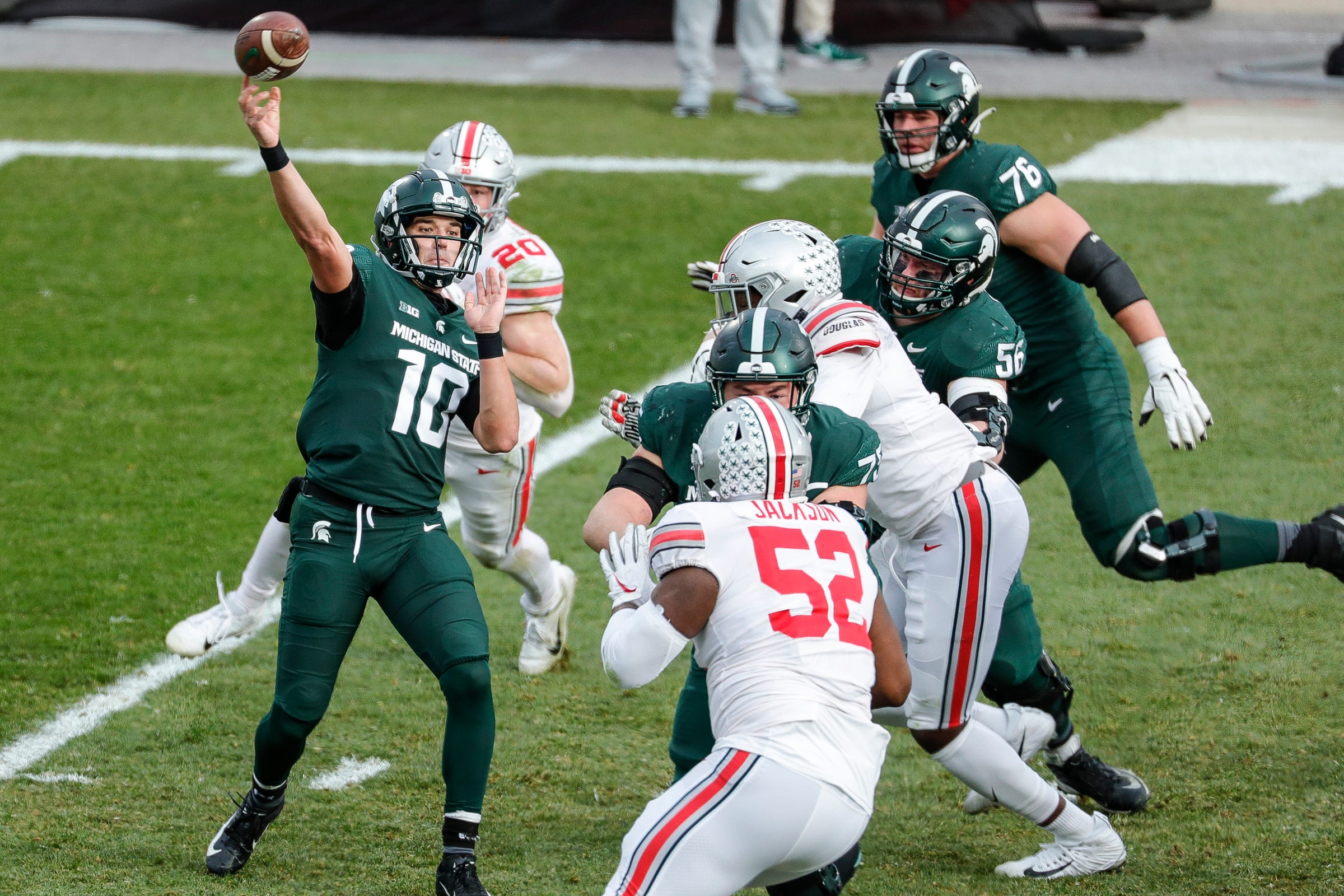 Michigan State Football's Depth Chart Heading Into Winter Workouts
