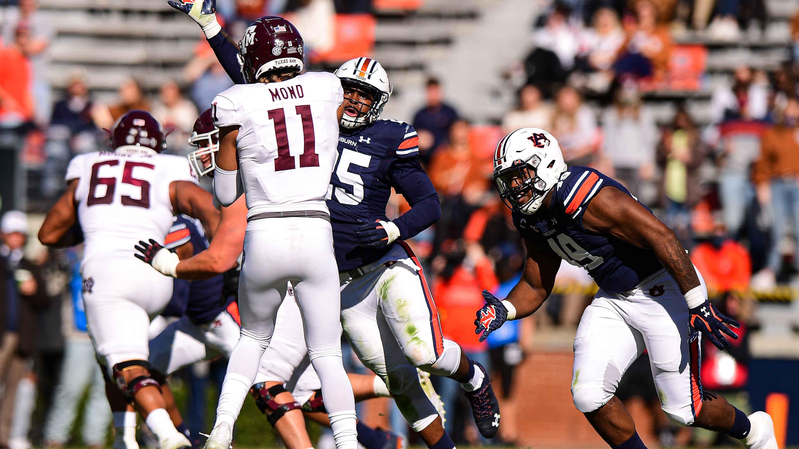 Auburn football vs. Texas A&M Game time, TV channel announced
