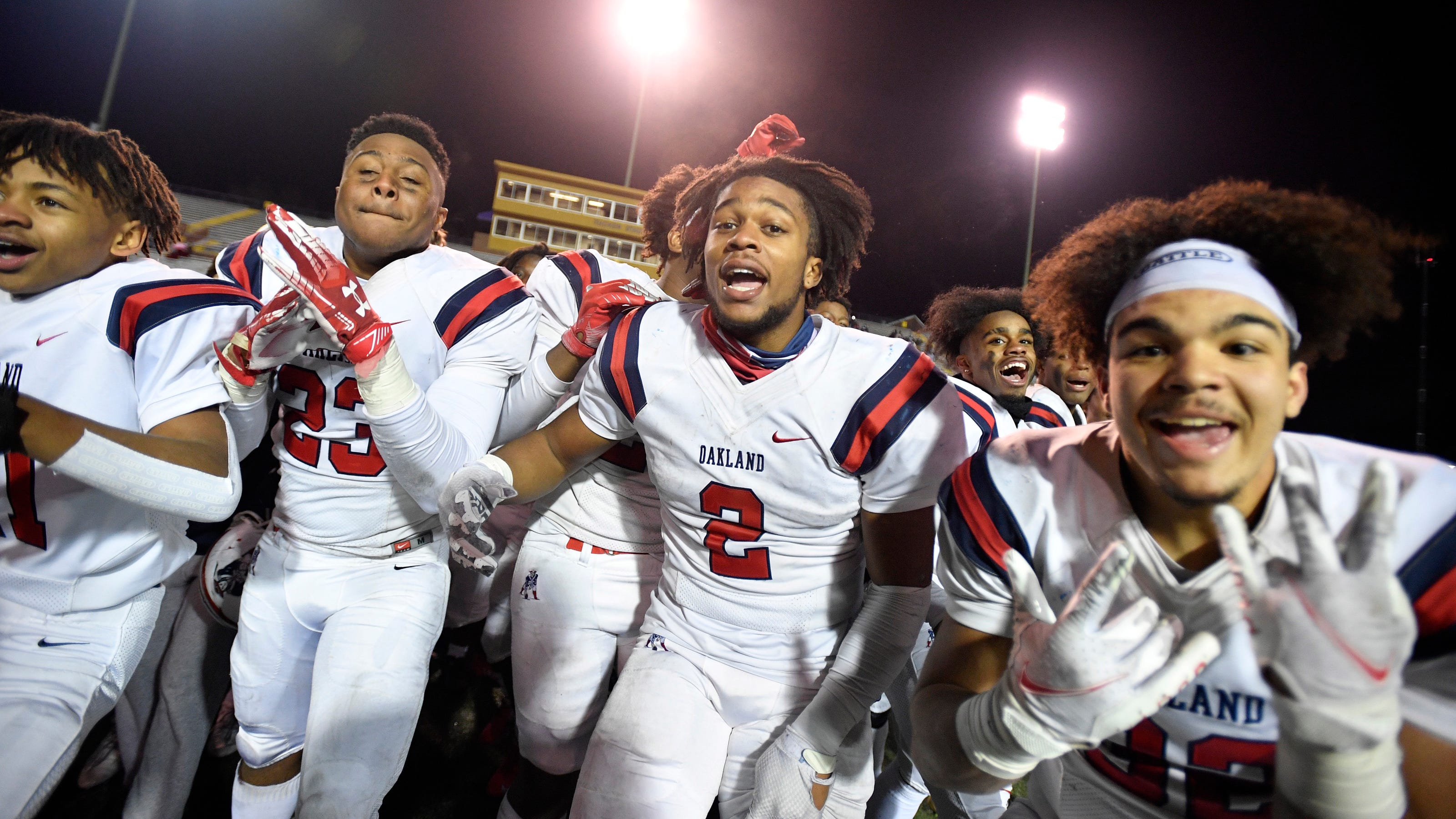 Tennessee Super 25 high school football poll Oakland finishes No. 1