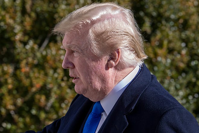 U.S. President Donald Trump walks on the south lawn of the White House on Nov. 29, 2020 in Washington, D.C. (Tasos Katopodis/Getty Images/TNS)