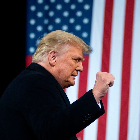 President Donald Trump on Dec. 5, 2020, in Valdost