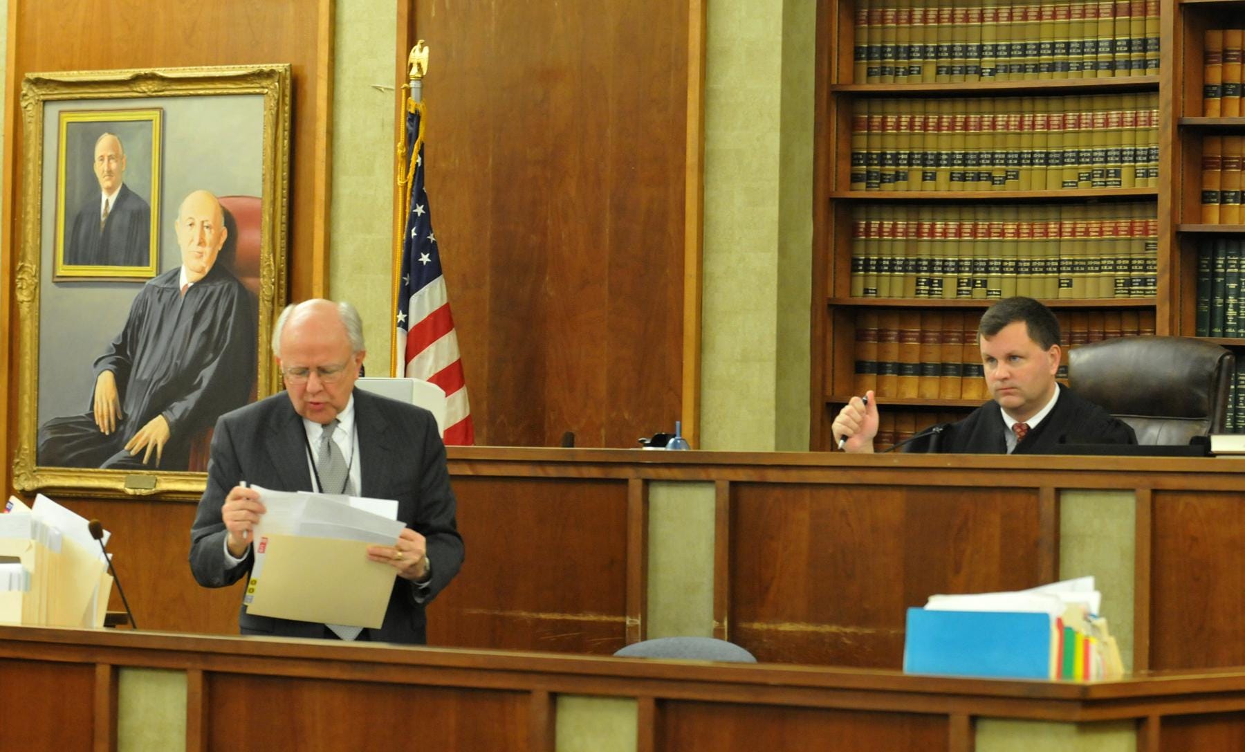 Charlie Welsh worked in Orleans Court for 53 years.