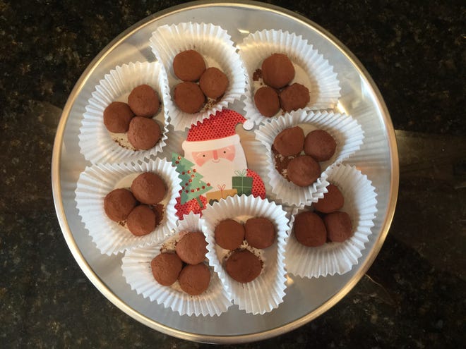 Easy-to-make bourbon balls are a welcome holiday gift.