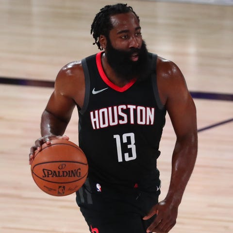 James Harden was fined $50,000 by the NBA.
