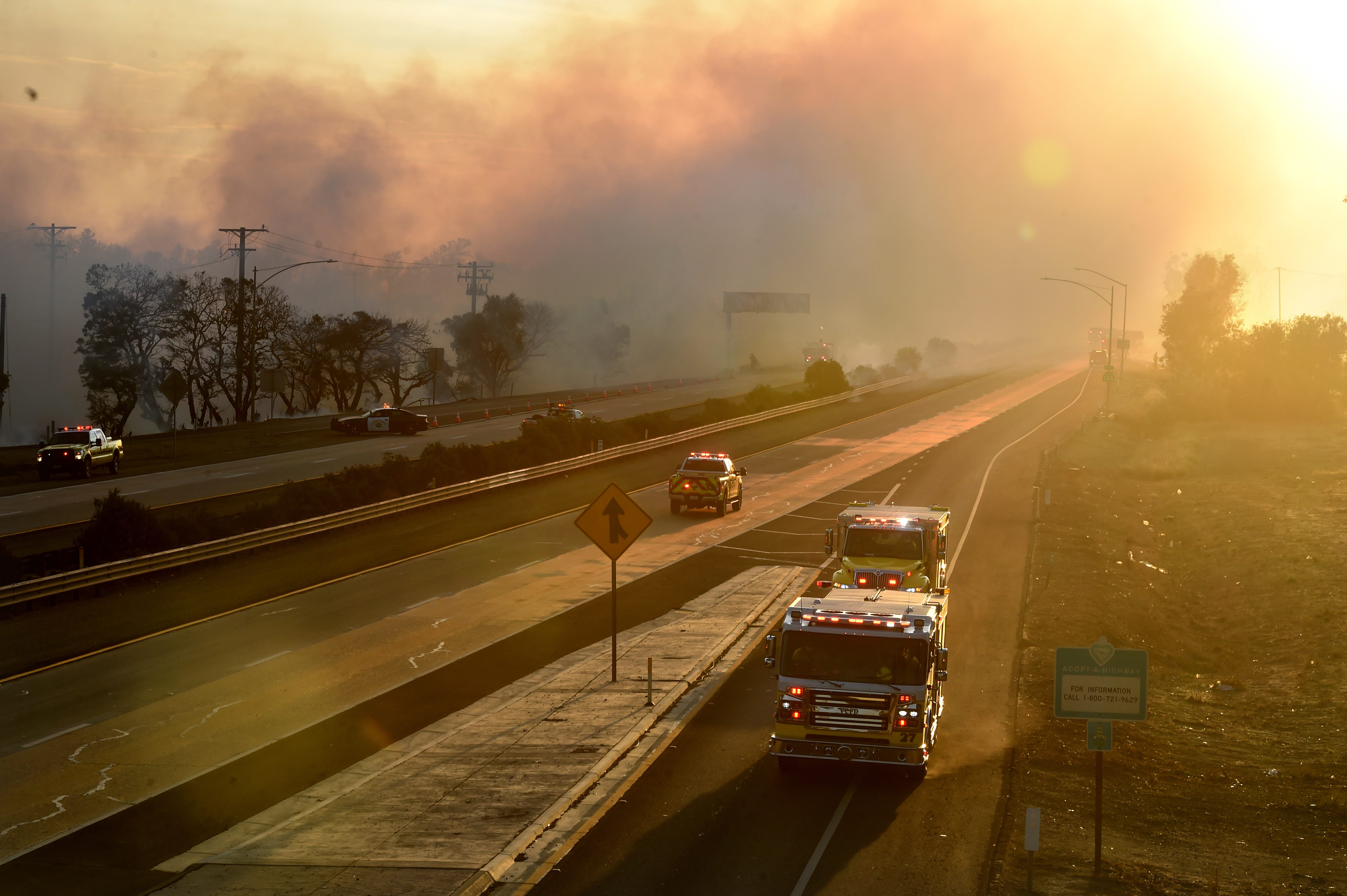 California wildfire season continues with new round of Santa Ana winds