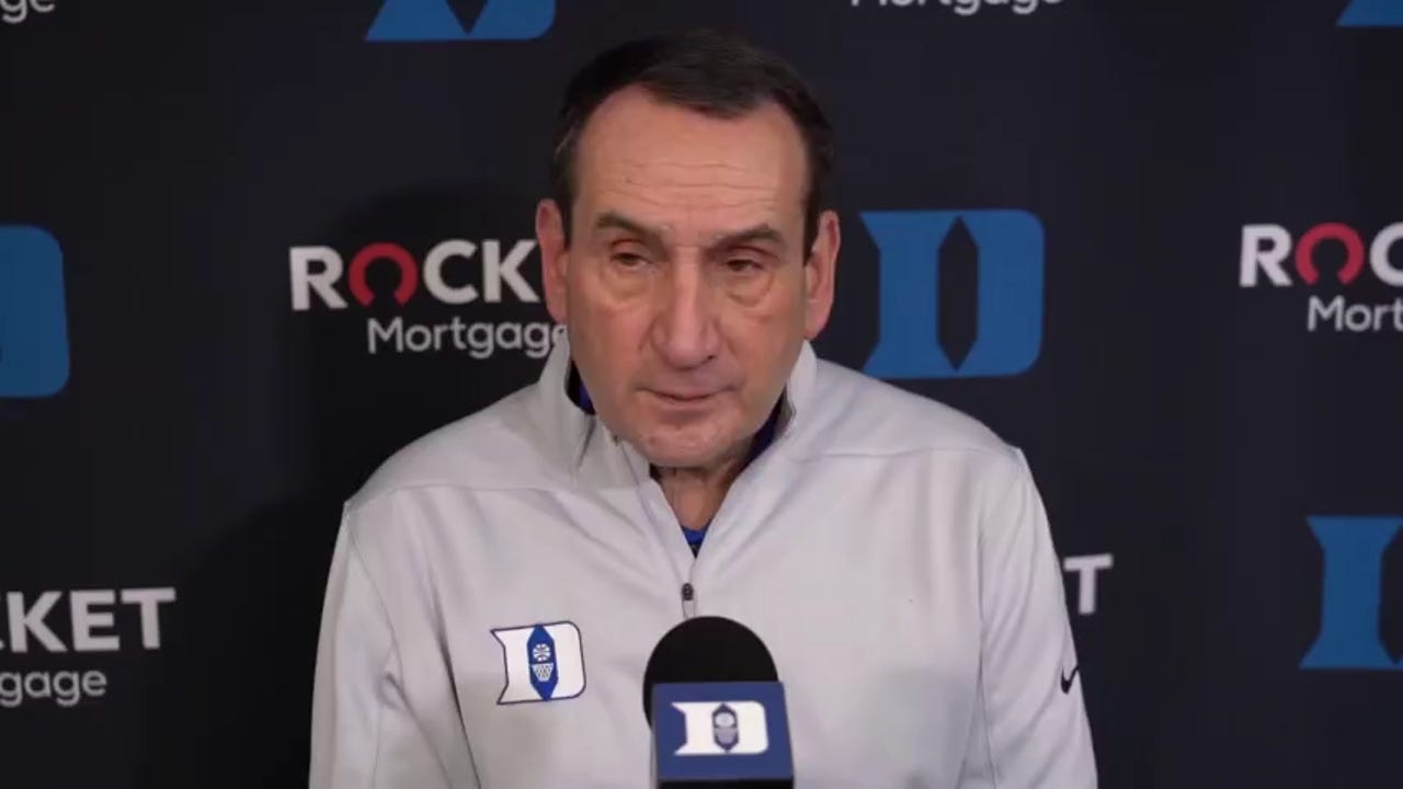 Duke S Coach K Returns From Covid 19 Quarantine Will Be On Sideline For Wake Forest Game Duke S Coach K Returns From Covid 19 Quarantine Will Be On Sideline For Wake Forest Game