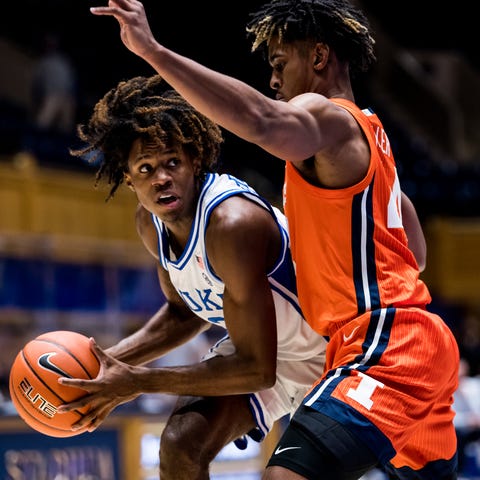 Duke Men's Basketball takes in the University of I