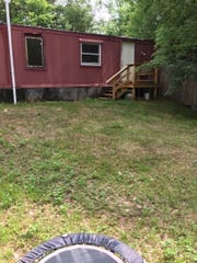A trailer in Wardsboro where Travis Luxenberg was transferred after a three-month stay at Dartmouth Hitchock Medical Center in the summer of 2020.