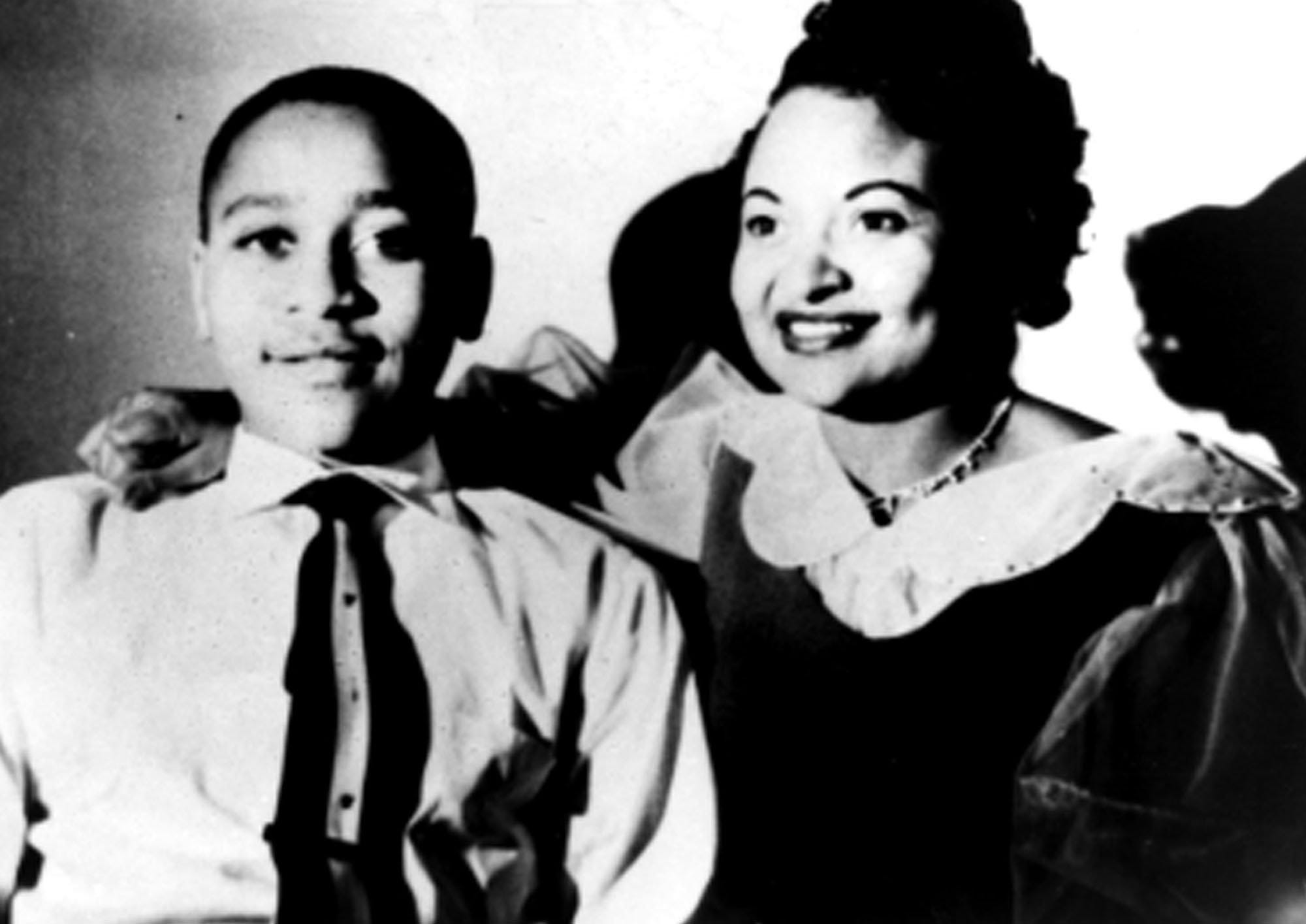 This undated family photograph taken in Chicago shows Mamie Till Mobley and her son, Emmett Till, whose lynching in 1955 became a catalyst for the civil rights movement.