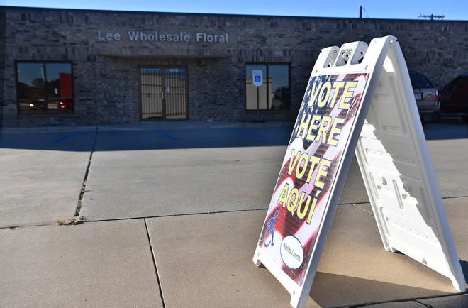 The Lee Wholesale Floral building at 2901 Lydia Drive in Wichita Falls was one of five locations for early voting in Saturday's special runoff election for Texas Senate District 30.