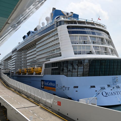 The Royal Caribbean cruise ship Quantum of the Sea