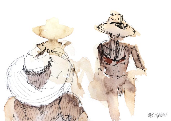 This limited edition giclee print by Elizabeth "Lizzi" Connaughton goes for $125.