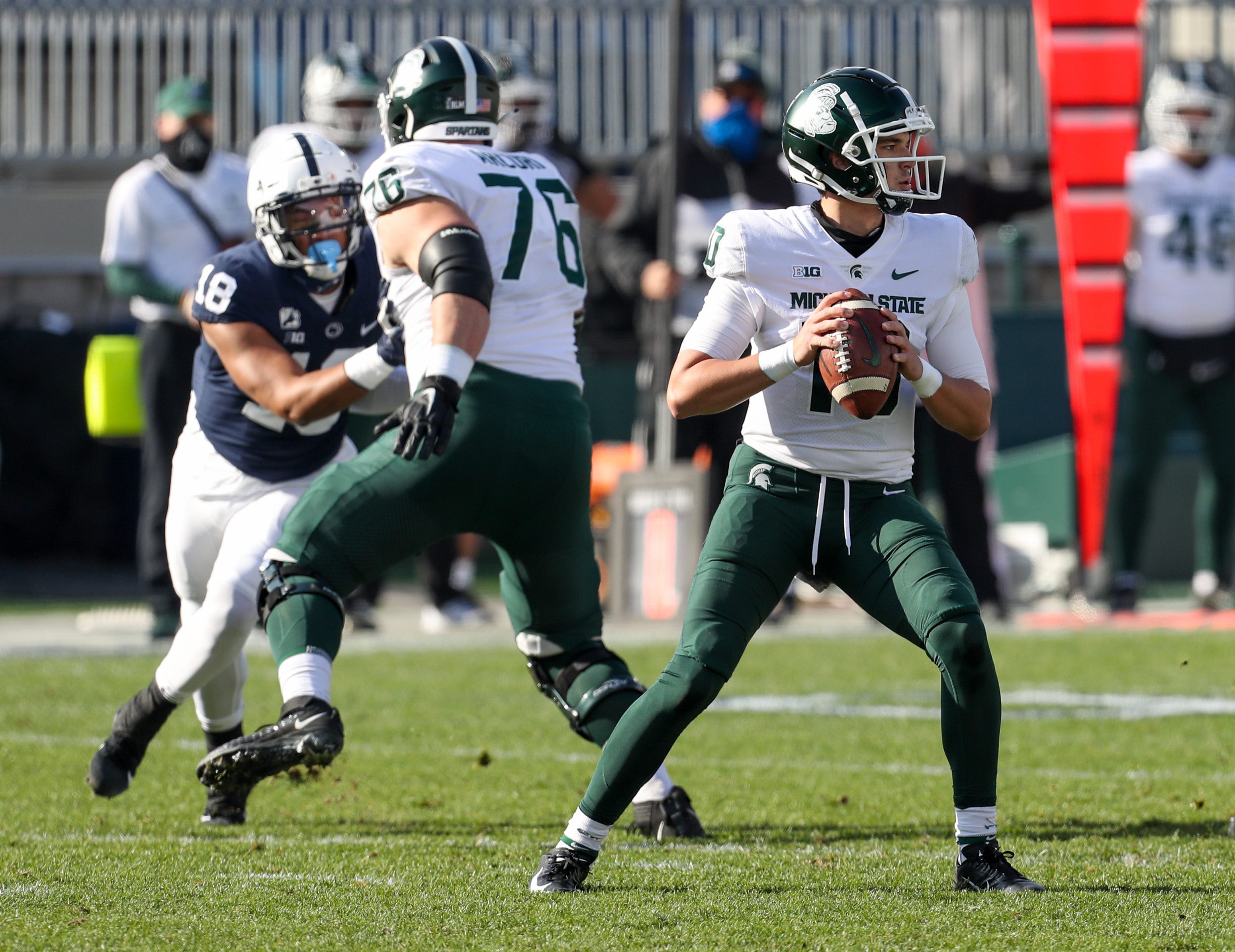 Payton Thorne Promising But Michigan State Falls Apart At Psu 39 24
