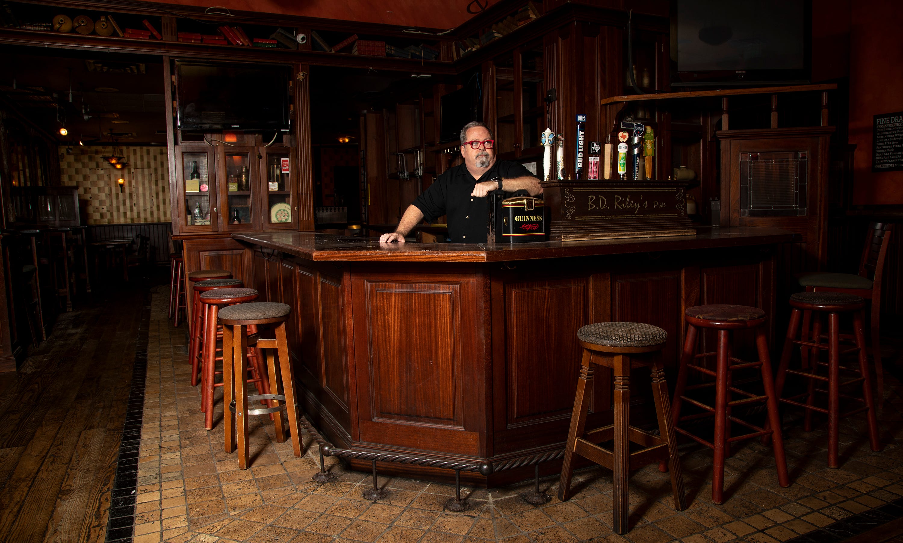 Steve Basile, co-owner of  B.D. Riley's Irish Pub, on Sept. 8.