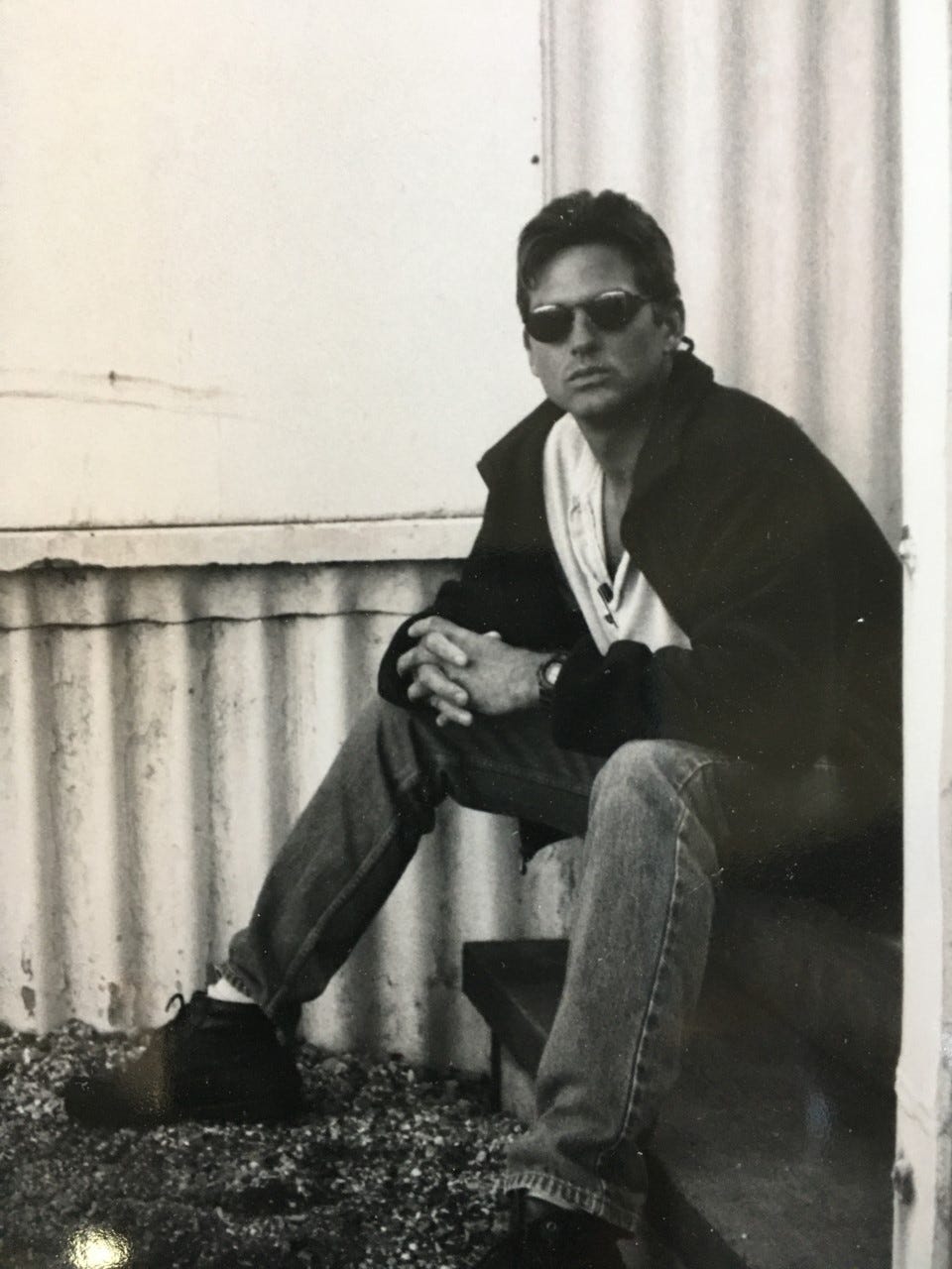 An undated photo shows John Spence in his 30s. Spence died while experiencing homelessness in February 2020 at age 55.