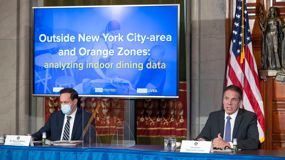 Governor Andrew M. Cuomo provides a coronavirus update from the Red Room at the State Capitol.