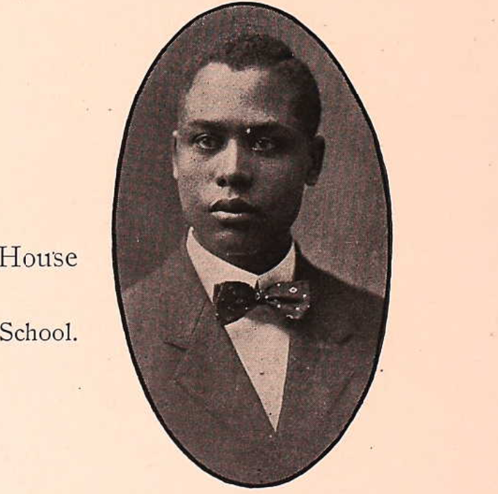 Arthur Madison as seen in the 1910 Bowdoin Bugle, the yearbook for Bowdoin College in Brunswick, Maine. Madison was one of only three Black students at Bowdoin at the time, and the only one in his class from the deep South.