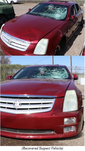 Glendale police seek the driver of a red Cadillac that struck and killed a Garry L. Nelson Jr., of Phoenix, as he walked near 51st and Missouri avenues around 7 p.m. on Sept. 28, 2020.