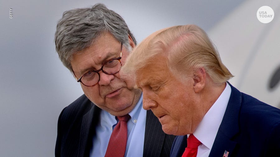 Attorney General William Barr will leave the Trump administration before Christmas.