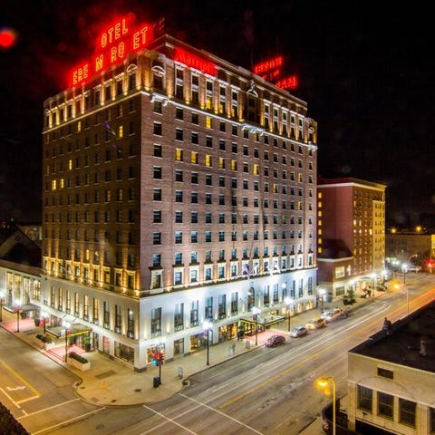 The Marriott Pere Marquette in Downtown Peoria is 