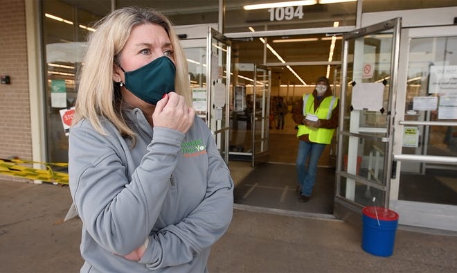 Alissa Mummer, volunteer coordinator at the The York County Food Bank Emergency Food Hub says that the center has experienced an 'uptick' in need over the holiday.