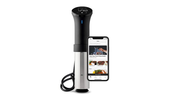 The redesigned Anova Precision Cooker for sous vide immersion cooking.