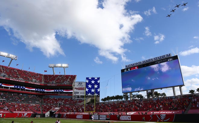 Raymond James Stadium is set to host its third Super Bowl on Feb. 7, 2021.