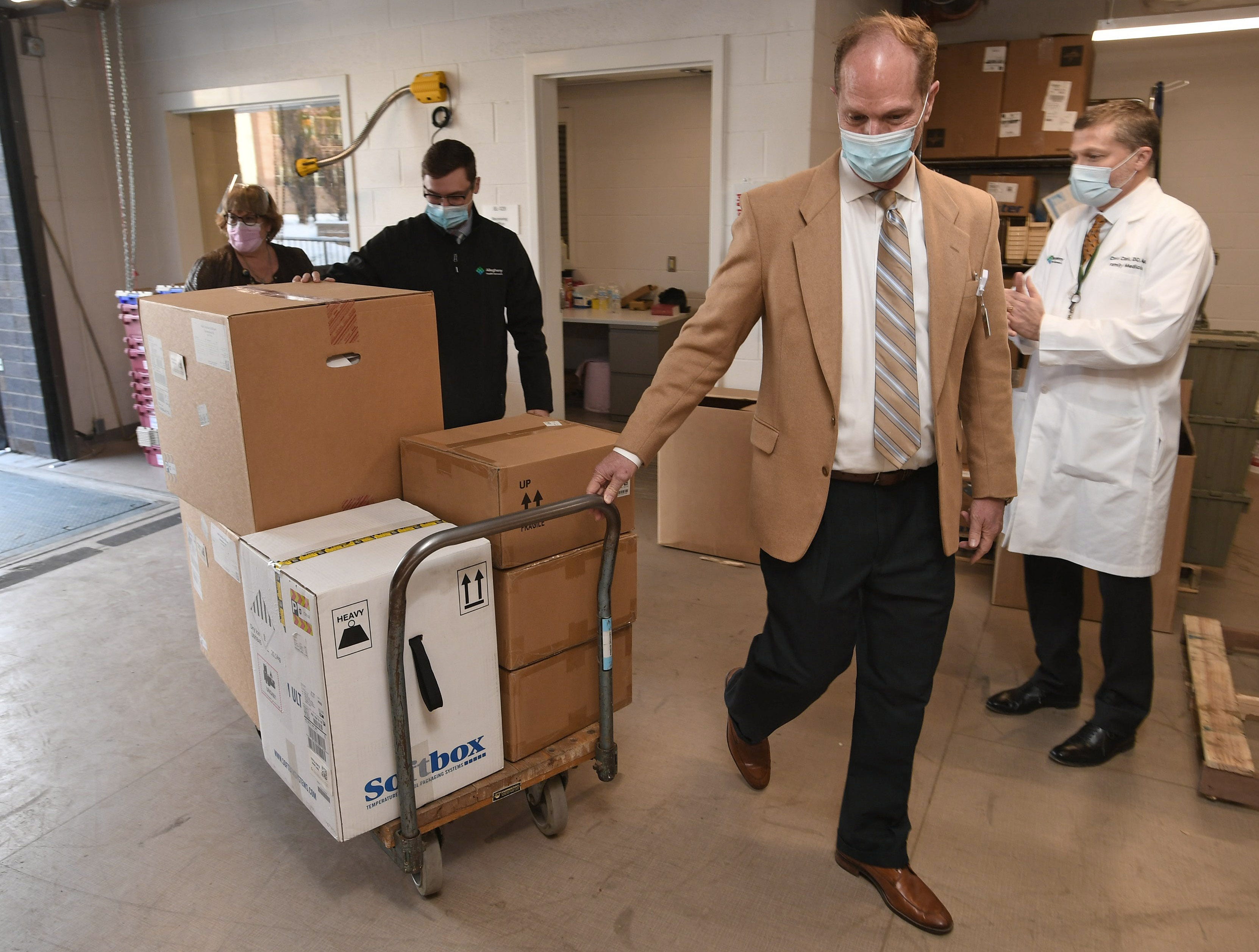 COVID19 vaccine arrives at UPMC Hamot and Saint Vincent in Erie