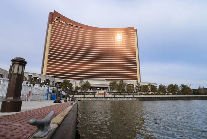 Encore Boston Harbor saw its greatest number of gamblers during the pandemic on New Year's Day, when the Everett casino climbed to 19 percent capacity, still under the 25 percent capacity limit in place due to the pandemic.