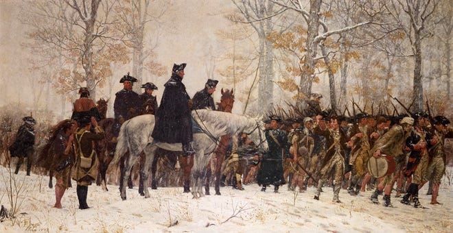 William Trego, "The March to Valley Forge"