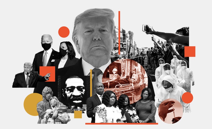 A look at 2020: A global pandemic, racial protests, a president-elect. Oh, and impeachment.