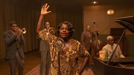 Viola Davis is Oscar-nominated for her role as famous blues singer Ma Rainey in "Ma Rainey's Black Bottom."