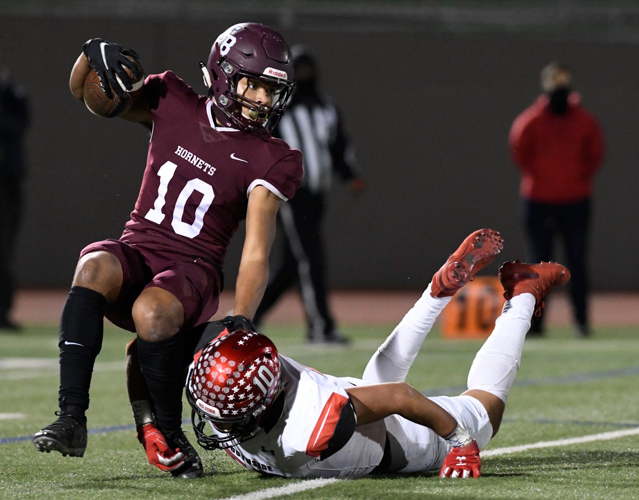 High School Football Interceptions Spur Flour Bluff In Playoff Win