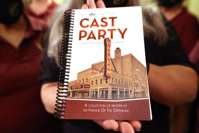 Authors Ellen Edge, Whit W. Grace, Kim Strong, Rhonda Collins, Vickie Snider, Carol Burdison, Cindi Maglothim, Elena Ross combined their efforts for the book The Cast Party, a collection of southern recipes the crew at the Orpheum uses to feed the cast of traveling theatre groups.