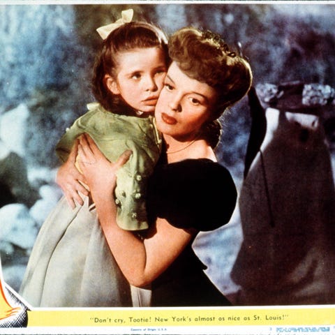 Poster art of Margaret O'Brien and Judy Garland fo
