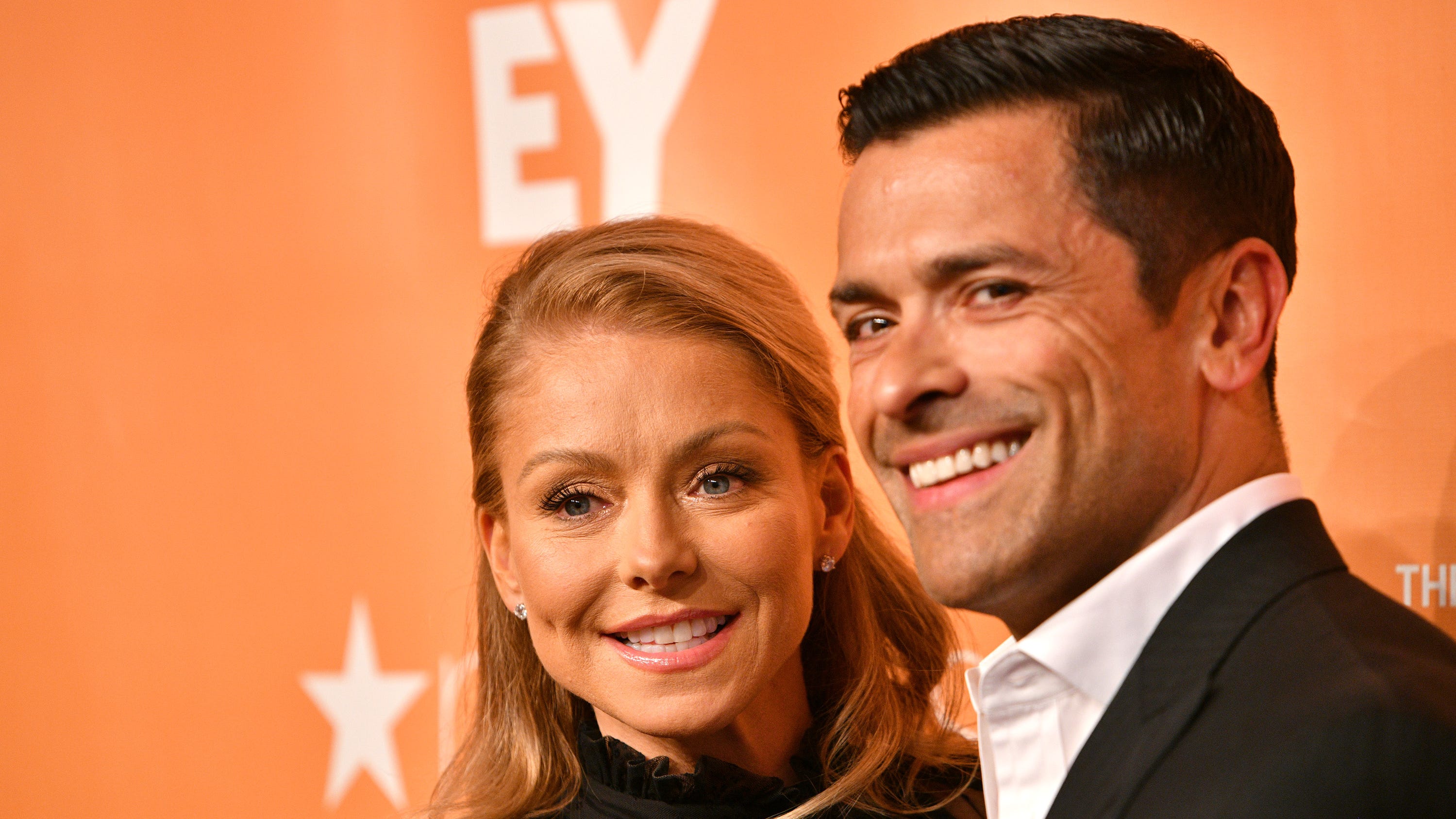 Kelly Ripa and Mark Consuelos, who met while working on "All My Chi...