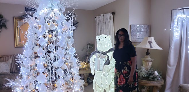 Helen Walker goes all out when decorating her dwelling for Christmas Helen Walker goes all out when decorating her dwelling for Christmas