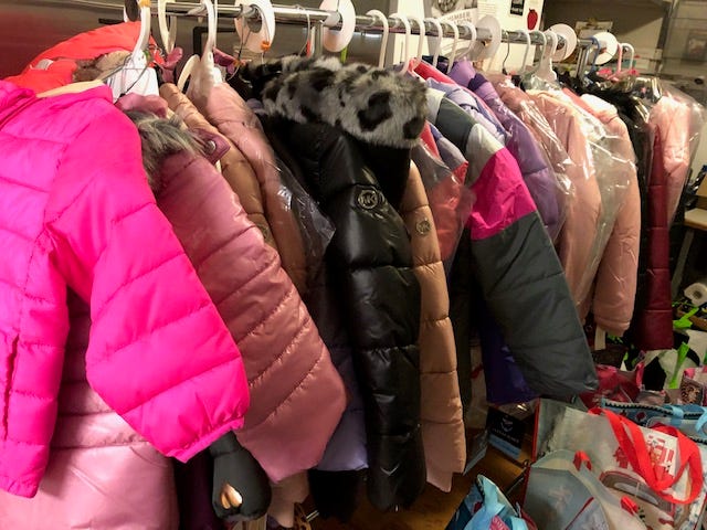 Services Council donates coats to A Area to Switch Services Council donates coats to A Area to Switch