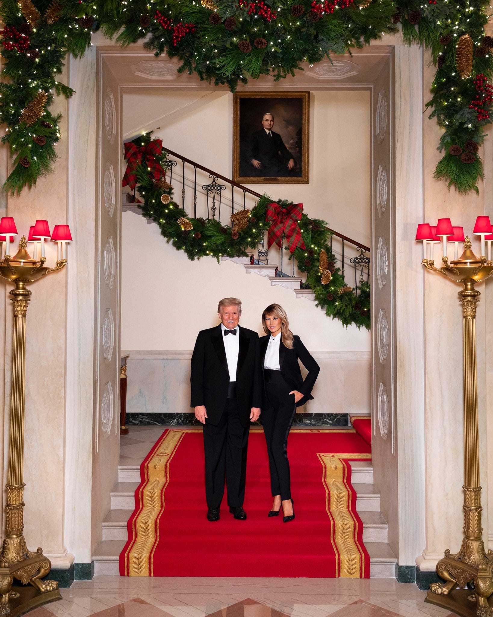PRESIDENT DONALD & MELANIA TRUMP OFFICIAL WHITE HOUSE 8X10 PHOTO POSTER PICTURE 