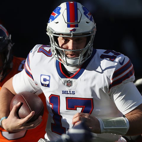 Bills QB Josh Allen did some damage with his legs 