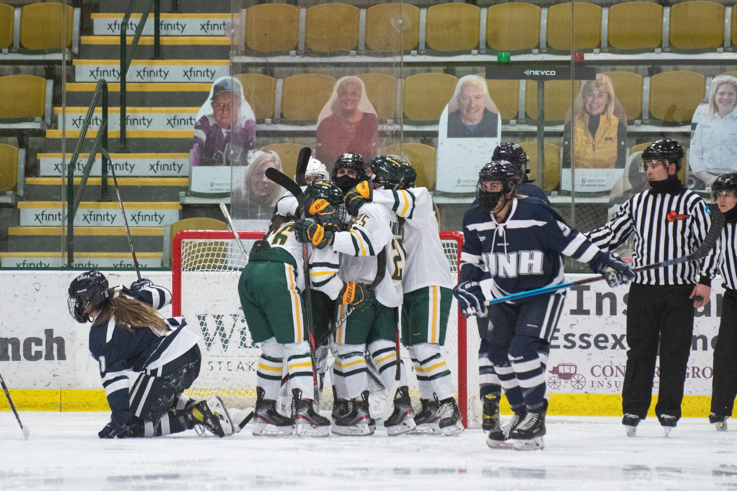 Parento, UVM women's hockey roar past UNH in season opener