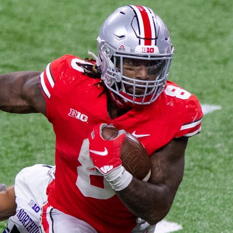 Trey Sermon rushed for an Ohio State-record 331 ya