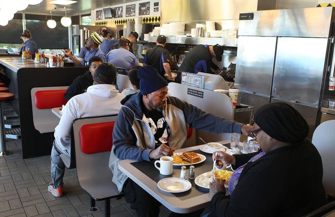 Waffle House is one of several local restaurants open on Christmas Day.