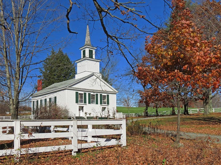 Brownington Church where Alexander Twilight preached.