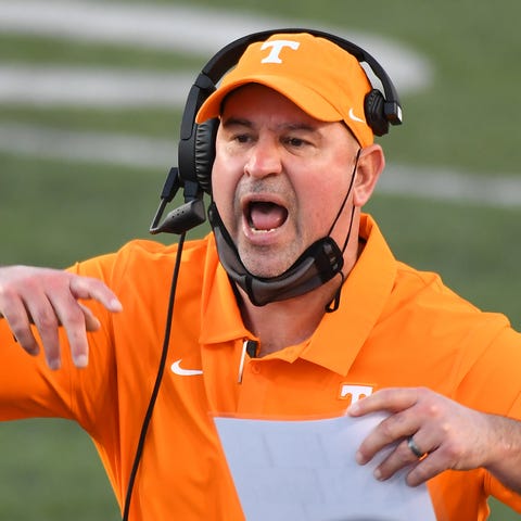 Tennessee head coach Jeremy Pruitt has tested posi