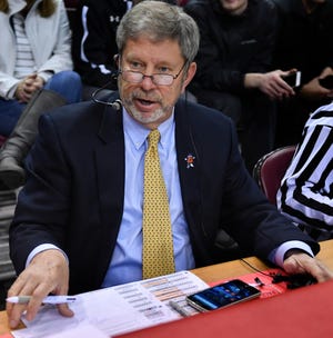 Paul Herzog has been serving as public address announcer at Bradley University men's basketball home games since the 1976-77 season. He never missed a BU game at Carver Arena until the COVID pandemic forced him to opt out for at least the early portion of this 2020-21 season.