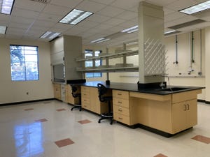 Lab space at Jupiter's Palm Beach Innovation Center, which just sold to a new buyer group and also welcomed a biotech tenant.