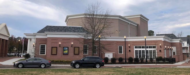 A side view of the Baxter Perkinson Center for the Arts and Education in Chester on Dec. 12, 2020.